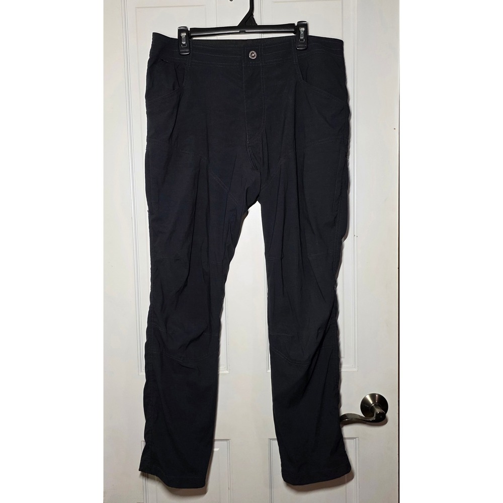 Kuhl Mens 36x32 Black Technical Hiking Pants Nylon Stretch Outdoor Trousers